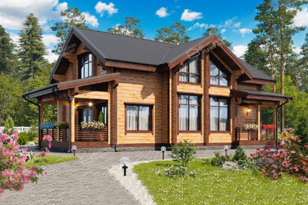 Дом из клееного бруса VZ-367